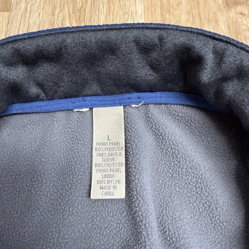 DULUTH TRADING CO JACKET WOMENS L THINSULATE GRAY BLUE QUILTED FLEECE OUTDOORS - Picture 6 of 10